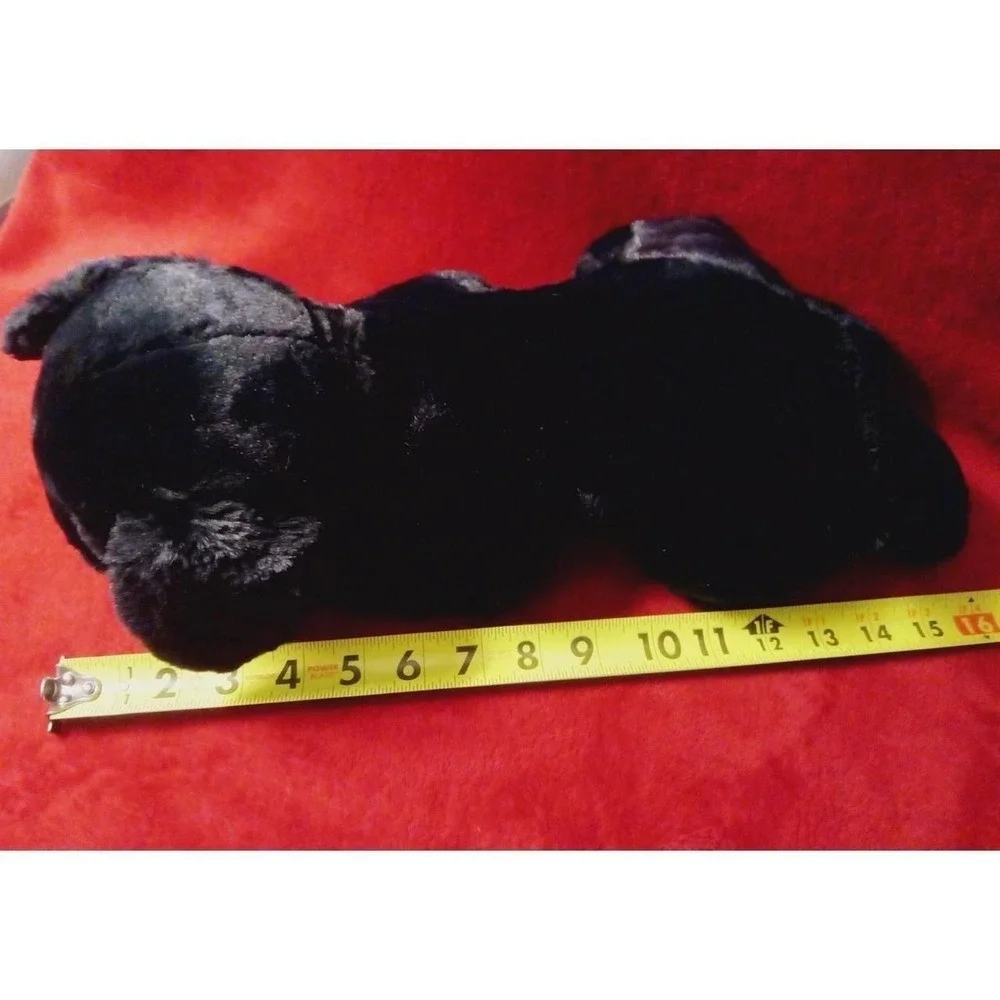 Ginger Floppy Dog Black Lab Puppy Realistic Stuffed Animal Soft Toy Brand: Russ